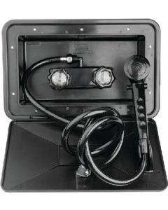 EXTERIOR SHOWER BOX KIT BLACK 621-DFSA170BK