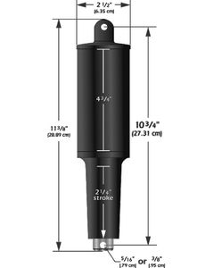 Lenco 2 1/4 Stroke Xd Actuator 6Ft W LEN 15055001