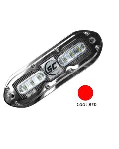 Shadow-Caster Cool Red 6 Led Underwater Light W/20 Ft