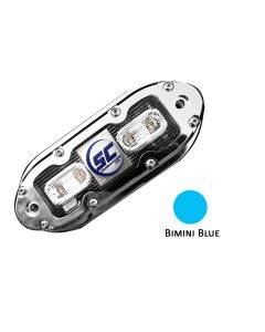 Shadow-Caster Bimini Blue 4  Led Underwater Light W/20 Ft