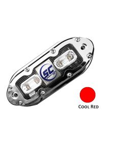 Shadow-Caster Cool Red 4 Led  Underwater Light W/20 Ft