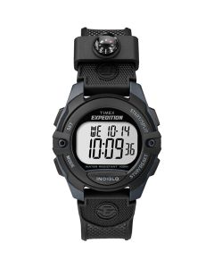 Timex Expedition Full Pusher Cat Black Cs Black Strap