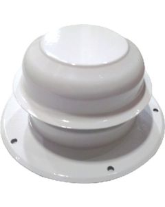 HENGS PLUMBING CAP WHITE METAL 10003-C