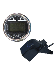 Faria Chesapeake SS Black 2" Depth Sounder w/Transom Mount Transducer 13750