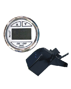 Faria Chesapeake SS White 2" Depth Sounder w/Transom Mount Transducer 13850