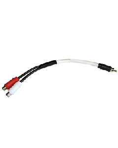 Marine Audio RCA Y-Cable - Single Male/Dual Female MARCAYMFFR