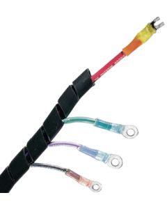 Ancor 1  Black Spiral Wrap - 5' ANC 452900