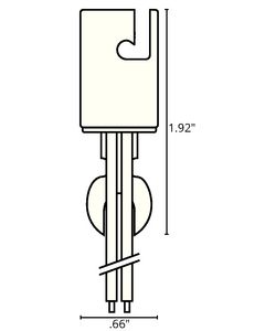 ANCOR BULB SOCKET-DBL BAYONET WLEADS