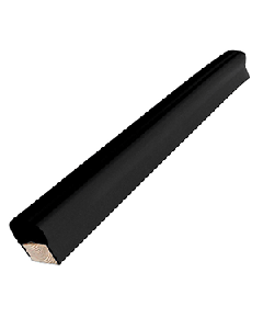Dock Edge Piling Post Bumper - One End Capped - 6' - Black 1022-B-F