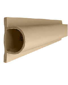 Dock Edge PRODOCK Heavy "D" Dock Profile - 3x8' Sections - Beige 1206-F