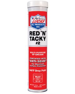 Lucas Red 'N' Tacky Grease 14 oz. Tube DMP-11008R
