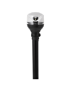 ATTWOOD LIGHTARMOR FOLD-DOWN ALL AROUND LIGHT 12" BLACK 5558-P12A7