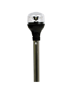 ATTWOOD LIGHTARMOR FOLD-DOWN  12" ALL AROUND LIGHT 5557-PV12A7