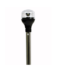 ATTWOOD LIGHTARMOR FOLD-DOWN ALL AROUND LIGHT 20" ALUMINUM 5551-PA20-7