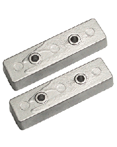 Tecnoseal TEC-BNT Bennett Trim Tab Anode - Zinc - Pair TEC-BNT