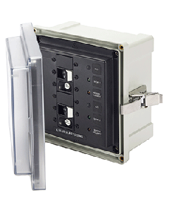 BLUE SEA 3117 120V AC ELCI 30AMP DUAL PANEL ENCLOSURE 3117