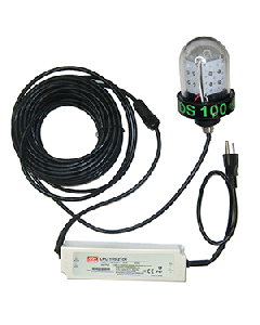 Hydro Glow DS100 100W/120VAC Underwater Dock Light - Green Sinking Style DS100