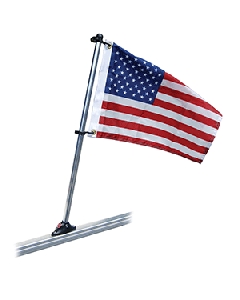 Taylor Made Pontoon 24" Flag Pole Mount & 12" x 18" US Flag 921