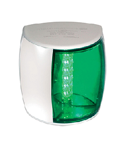 Hella Marine NaviLED PRO Starboard Navigation Lamp - 2nm - Green Lens/White Housing 959908011