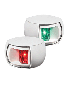 Hella Marine NaviLED Port & Starboard Pair - 2nm - Clear Lens/White Housing 980520911