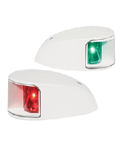 Hella Marine NaviLED Deck Mount Port & Starboard Pair - 2nm - Clear Lens/White Housing 980620911