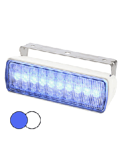 Hella Marine Sea Hawk XL Dual Color LED FloodLights - Blue/White LED - White Housing 980950071