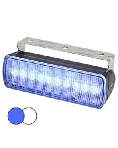 Hella Marine Sea Hawk XL Dual Color LED Floodlights - Blue/White LED - Black Housing 980950061