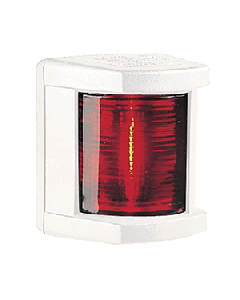 Hella Marine Port Navigation Lamp- Incandescent - 1nm - White Housing - 12V 003562135