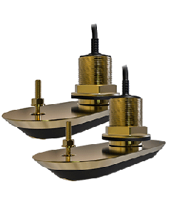 Raymarine RV-220 RealVision 3D&trade; Bronze Thru-Hull Transducer Pair Pack - 20&deg; - 8M Cable & Y-Cable T70319