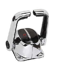 Uflex&nbsp;Twin Lever Top Mount Control w/Neutral Lock & Trim Switch - Chrome B502CHT/L