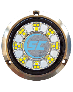 Shadow-Caster SCR-24 Bronze Underwater Light - 24 LEDs - Bimini Blue SCR-24-BB-BZ-10