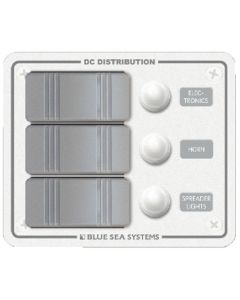 Blue Sea Systems 3 Pos. Vertical White Panel BLU 8274