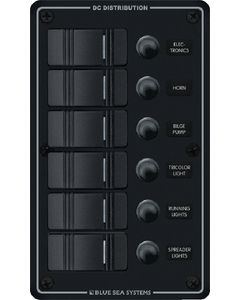 Blue Sea Systems Panel W/Circuit Breakers BLU 8373