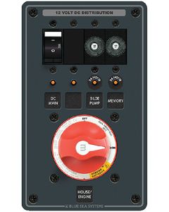 Blue Sea Systems Panel Dc Batt Mgt Mini Dual BLU 8686