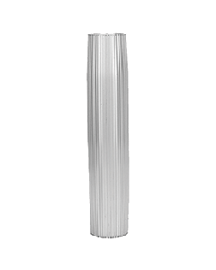 TACO Aluminum Ribbed Table Pedestal - 2-3/8" O.D. - 30-3/4" Length Z60-7288VEL30.75-2