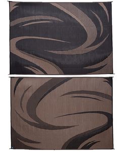 Ming's Mark Reversible Mat Swish Black/Brown 8' x 18' MMI-SD8181