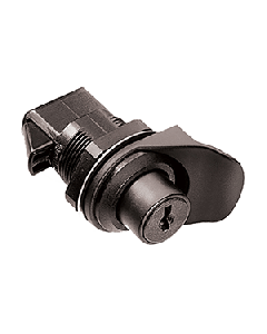 Southco Keylocking Flush/Knob Latch - Black Plastic 93-303