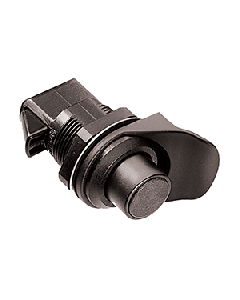 Southco Non-Locking Flush/Knob Latch - Black Plastic 93-304