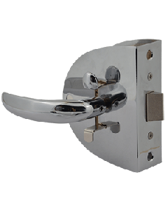 Southco Compact Swing Door Latch - Chrome - Non-Locking MC-04-123-10