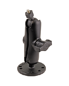RAM Mount Flat Surface Mount w/1" Ball, including M6 X 30 SS HEX Head Bolt, f/Raymarine Dragonfly-4/5 & WiFish Devices RAM-B-202-379-M616U