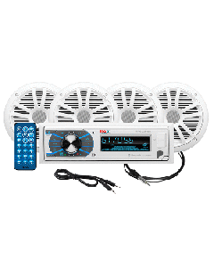 BOSS AUDIO MCK632WB.64 PACKAGE W/ MR632UAB 4 MR6W SPEAKERS MCK632WB.64