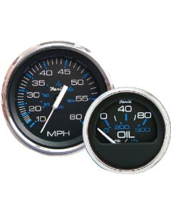 CHESPK BLK SS TACH W/HOURMETER