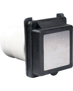 Park Power Power Inlet 50A Black w/SS Trim PKP-6353ELRVBLK