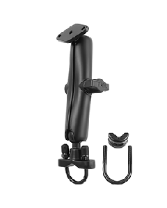 RAM Mount Handlebar Rail Mount w/Long Arm & Diamond RAM-B-149ZU-C