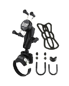 RAM Mount Strap Clamp, Roll Bar Mount w/Universal X-Grip® Cell/iPhone Cradle RAM-B-231-2-UN7U