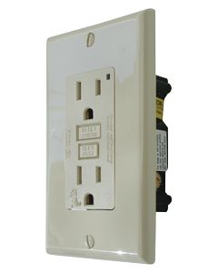 Diamond Group Gfi Receptacle W/ Lt Wht DAG-DG151VP