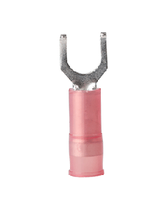 ANCOR 22-18 #10 NYLON FLANGED SPADE CONNECTORS 100 PACK 220303
