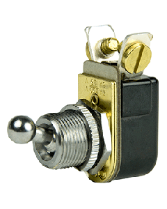 BEP SPST Chrome Plated Toggle Switch - 3 1002022