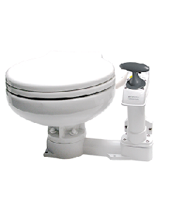 Johnson Pump AquaT&trade; Manual Marine Toilet - Super Compact 80-47625-01