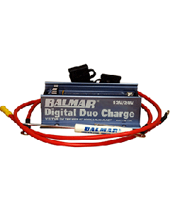 BALMAR DIGITAL DUO CHARGE 12/24 VOLT W/ WIRES DDC-12/24